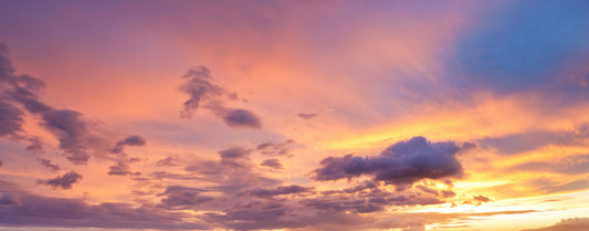 Radiant Sunset Glow Mural Wallpaper
