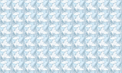 Icy Cranes Harmony Mural Wallpaper