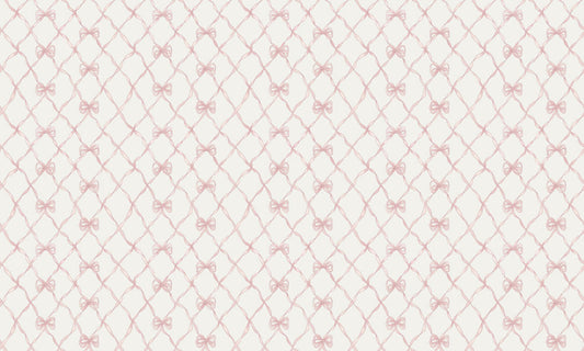 Lattice Bow Mural Wallpaper