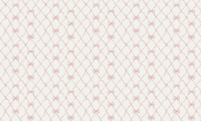 Lattice Bow Mural Wallpaper