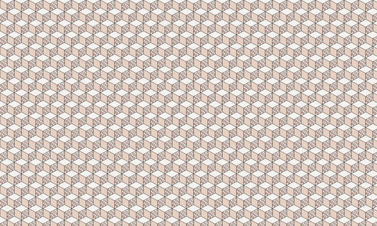 Geometric Modern Illusion Mural Wallpaper