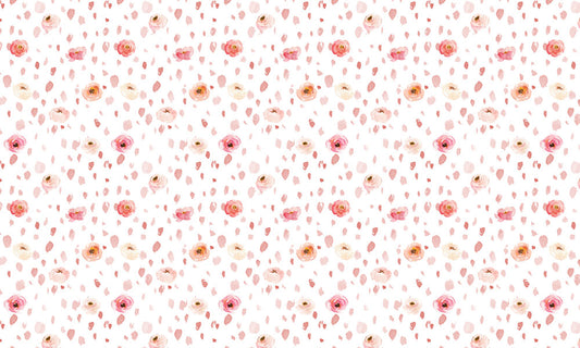 Whimsical Floral Breeze Mural Wallpaper