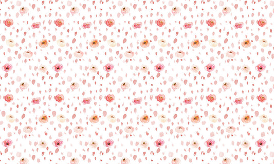 Whimsical Floral Breeze Mural Wallpaper