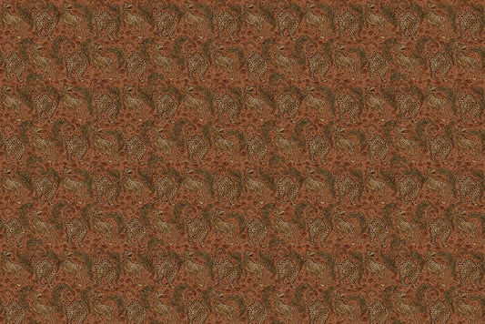 Vintage Safari Animal Motif Mural Wallpaper