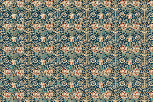 Regal Floral Symphony Mural Wallpaper
