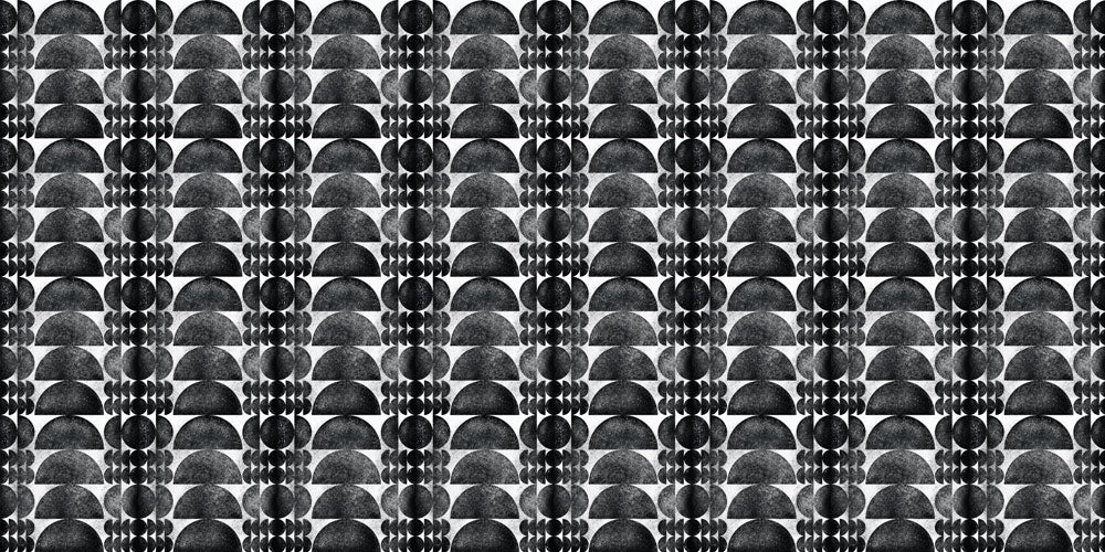 Abstract Geometric Circles Mural Wallpaper