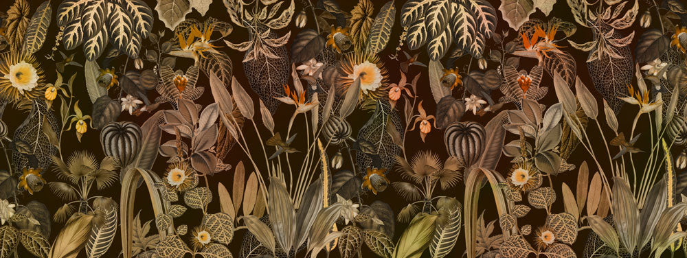 Exotic Garden Escape Mural Wallpaper