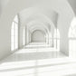 Tranquil Arched Hallway Mural Wallpaper