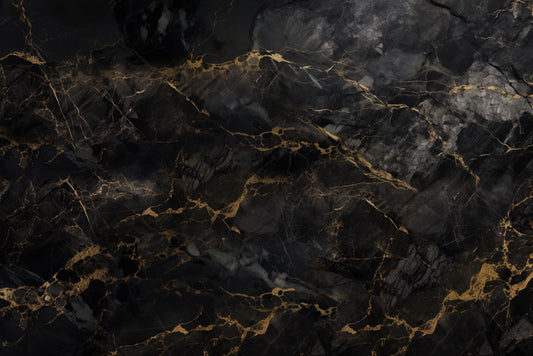 Midnight Luxe Marble Mural Wallpaper