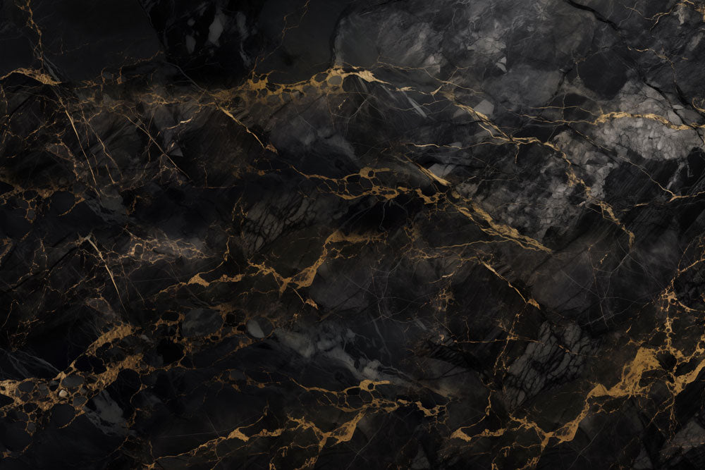 Midnight Luxe Marble Mural Wallpaper