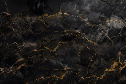 Midnight Luxe Marble Mural Wallpaper