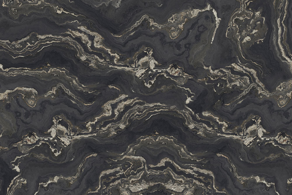 Obsidian Luxe Marble Mural Wallpaper