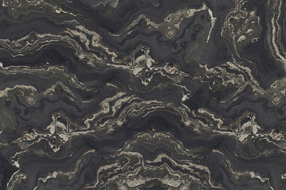 Obsidian Luxe Marble Mural Wallpaper