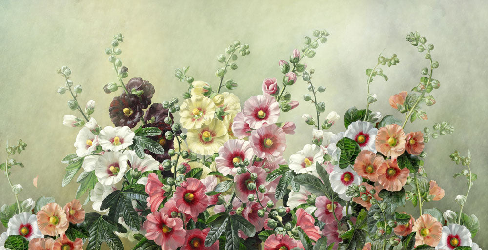 Maestoso Muro in Marmo Dorato Wallpaper