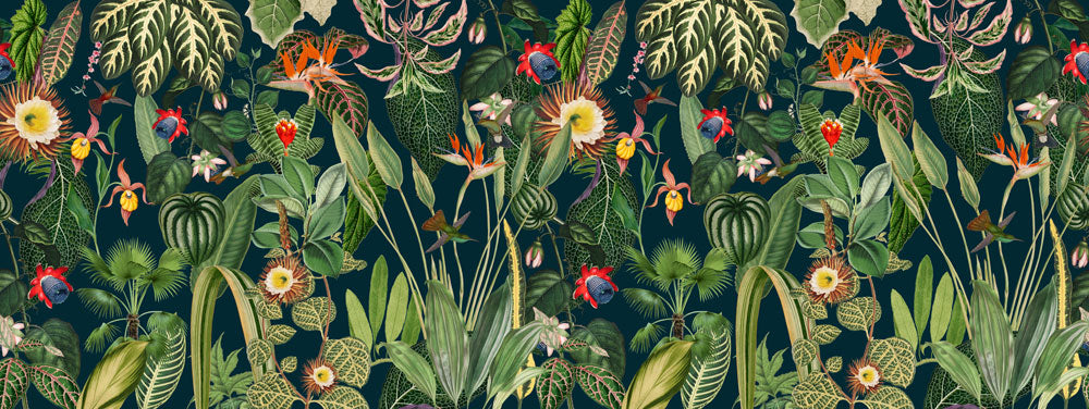 Exotic Garden Mural Wallpaper