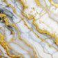 Majestic Gold Marble Mural Wallpaper