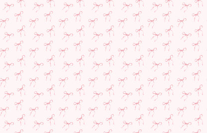 Charming Bow Mural Wallpaper