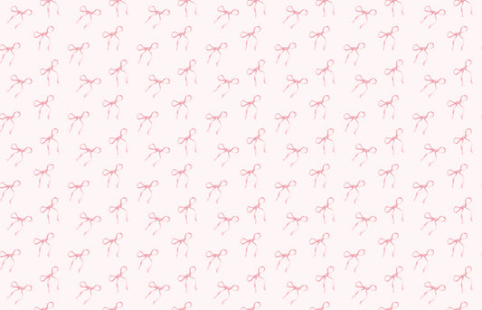 Charming Bow Mural Wallpaper