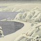 Snowy Coastal Serenity Mural Wallpaper