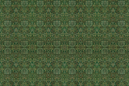 Emerald Tapestry Garden Mural Wallpaper