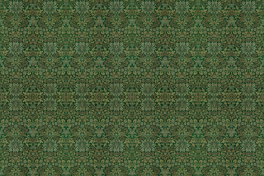 Emerald Tapestry Garden Mural Wallpaper