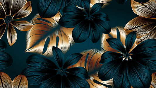 Tropical Luxe Elegance Mural Wallpaper