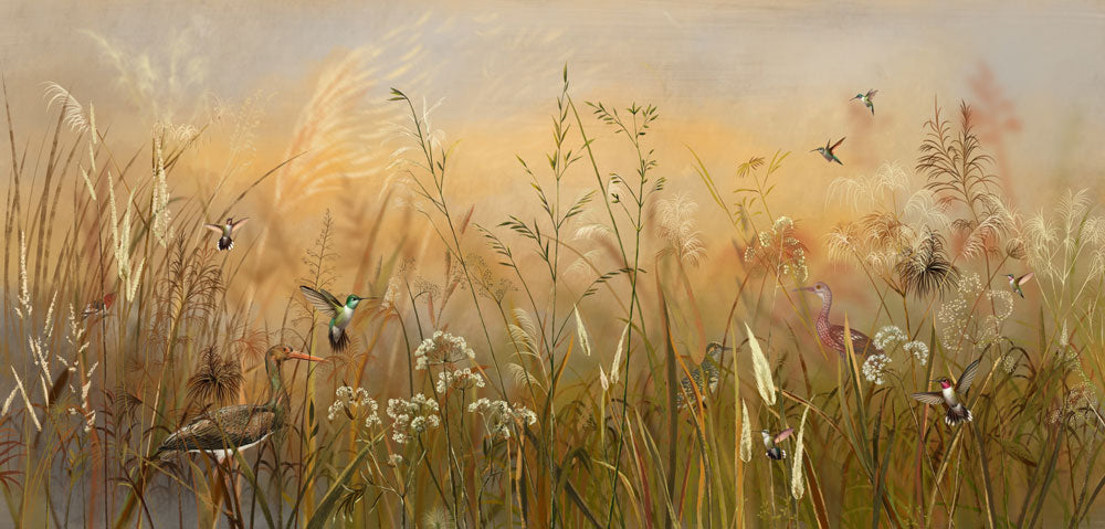 Wild Meadow Serenity Mural Wallpaper