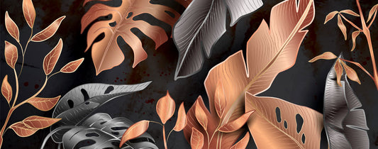Maestoso Muro in Marmo Dorato Wallpaper