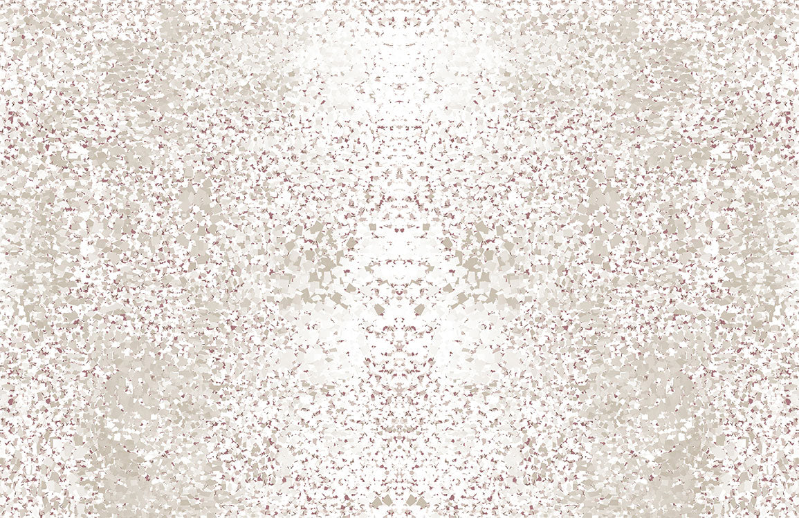 Luxurious Beige Metallic Geometric Mural Wallpaper