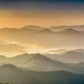 Papier Peint Panoramique Montagnes Profitant du Soleil