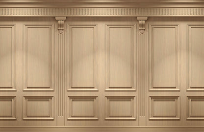 Abstract Cubist Neutral Tone Mural Wallpaper