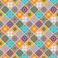 Bohemian Geometric Diamond Mural Wallpaper