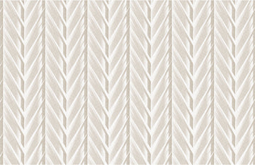 Modern Herringbone Neutral Mural Wallpaper
