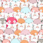 Cute Animal Illustration Kids Wallpaper Mural