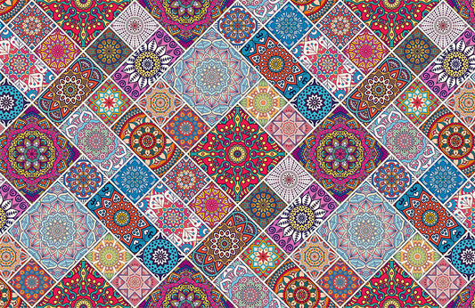 Colorful Geometric Boho Wallpaper