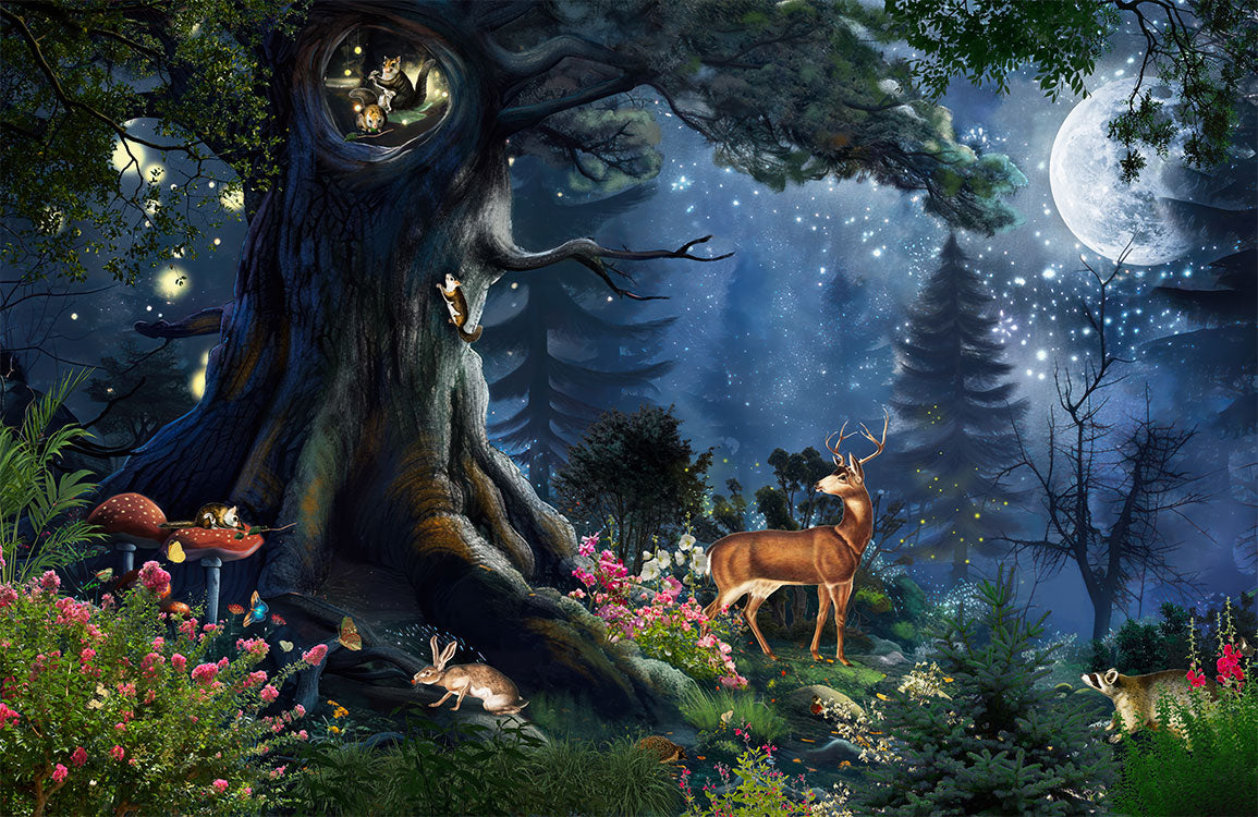 Enchanted Forest Dream Mural Wallpaper