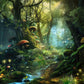 Mystical Forest Realm Mural Wallpaper