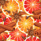 Spicy Cinnamon Citrus Floral Mural Wallpaper