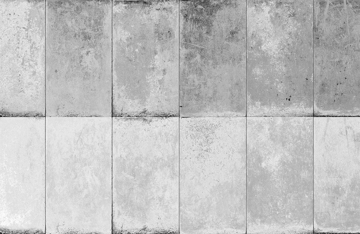 Modern Concrete Textured Grey Wallpaper Mural