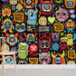 Colorful Graffiti Monster Kids Mural Wallpaper