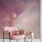 Blush Cosmic Cloud Mural Wallpaper