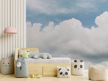 Majestic Cloud Peaks Mural Wallpaper