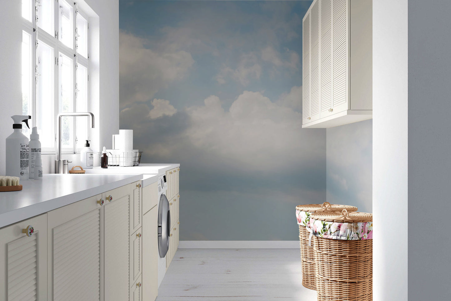 Cloud Drift Mural Wallpaper