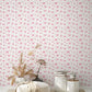 Charming Bows and Blooms Mural Wallpaper