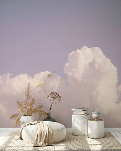Cotton Candy Sky Mural Wallpaper
