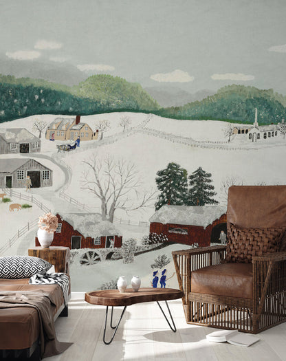 Maestoso Muro in Marmo Dorato Wallpaper