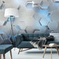 Hexagon Harmony Mural Wallpaper