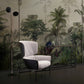 Rainforest Retreat Mural Wallpaper in living room