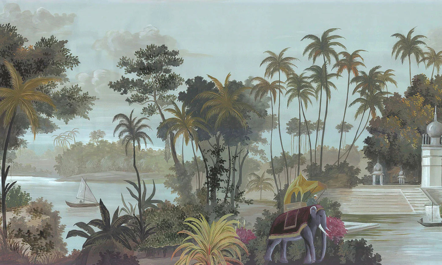 Tropical Landscape Scenic Wall Mural