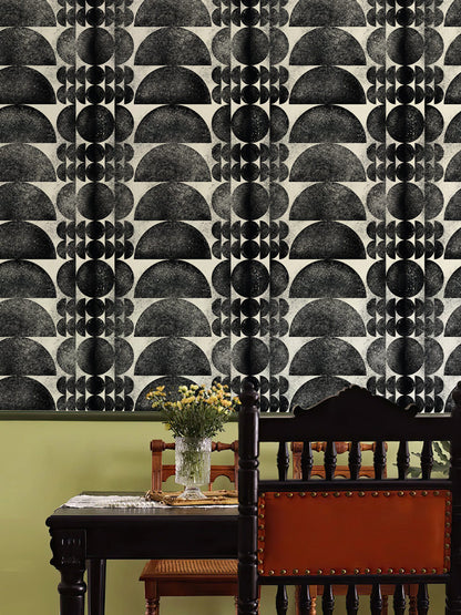 Abstract Geometric Circles Mural Wallpaper